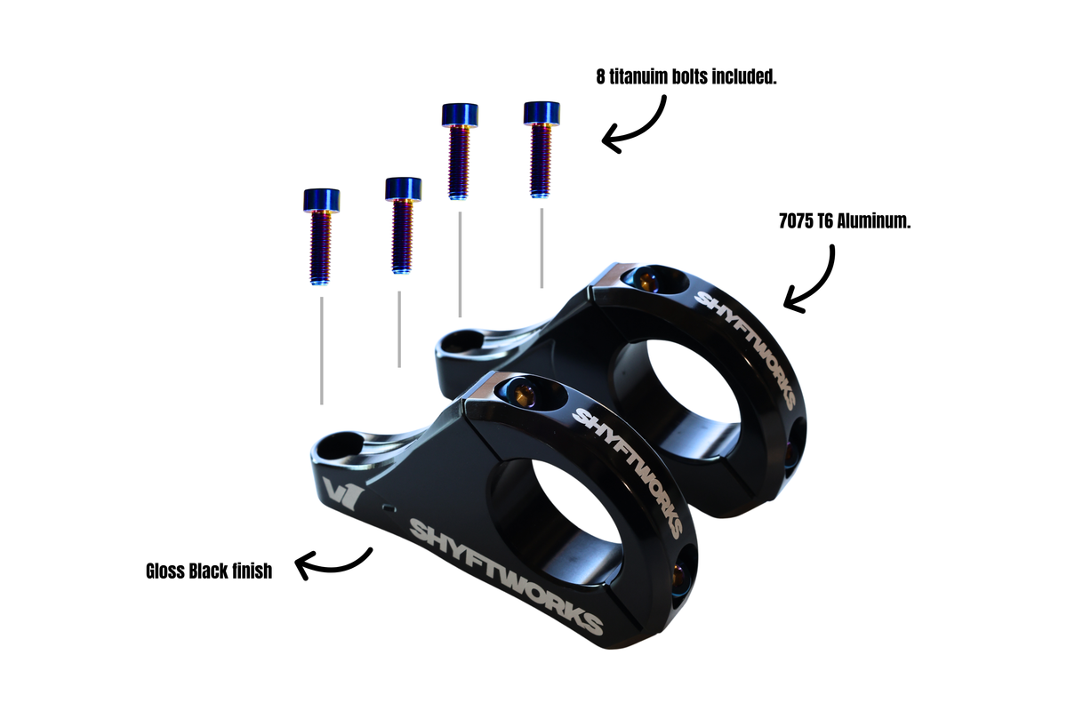 SHYFTWORKS Direct Stem 31.8 V1 (FREE TITANIUM BOLTS)